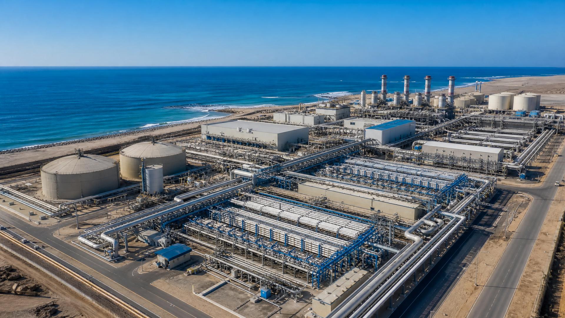 Seawater desalination plant